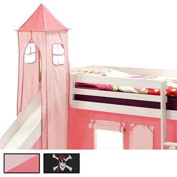 Turm MAX zum Bett mit Rutsche in verschiedenen Farben