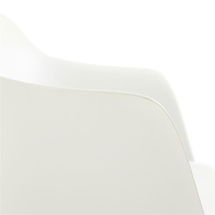 Gartenstuhl FORO 4er Set, aus Alu und Kunststoff in weiß