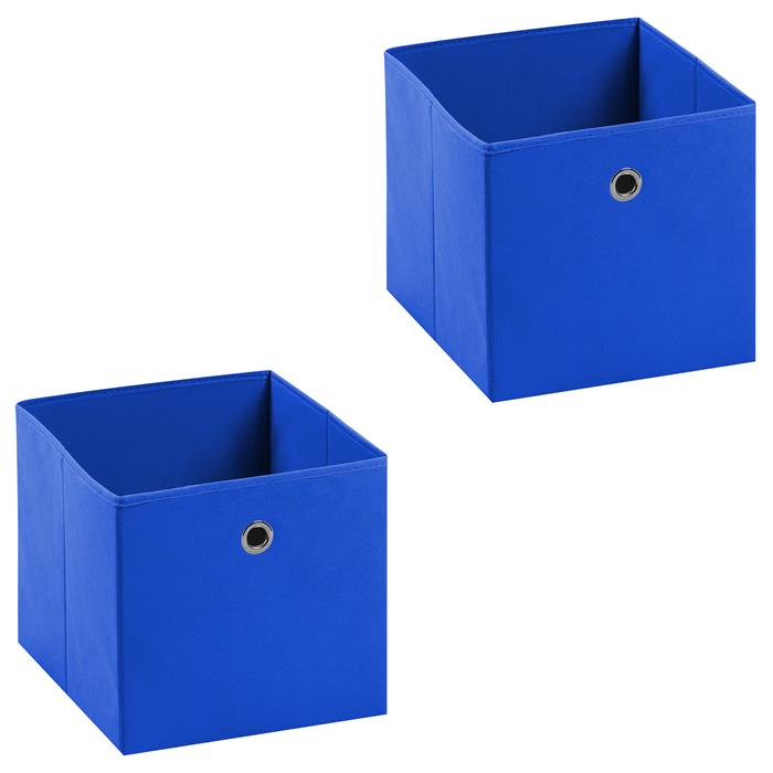 Stoffbox ELA im 2er Set in blau